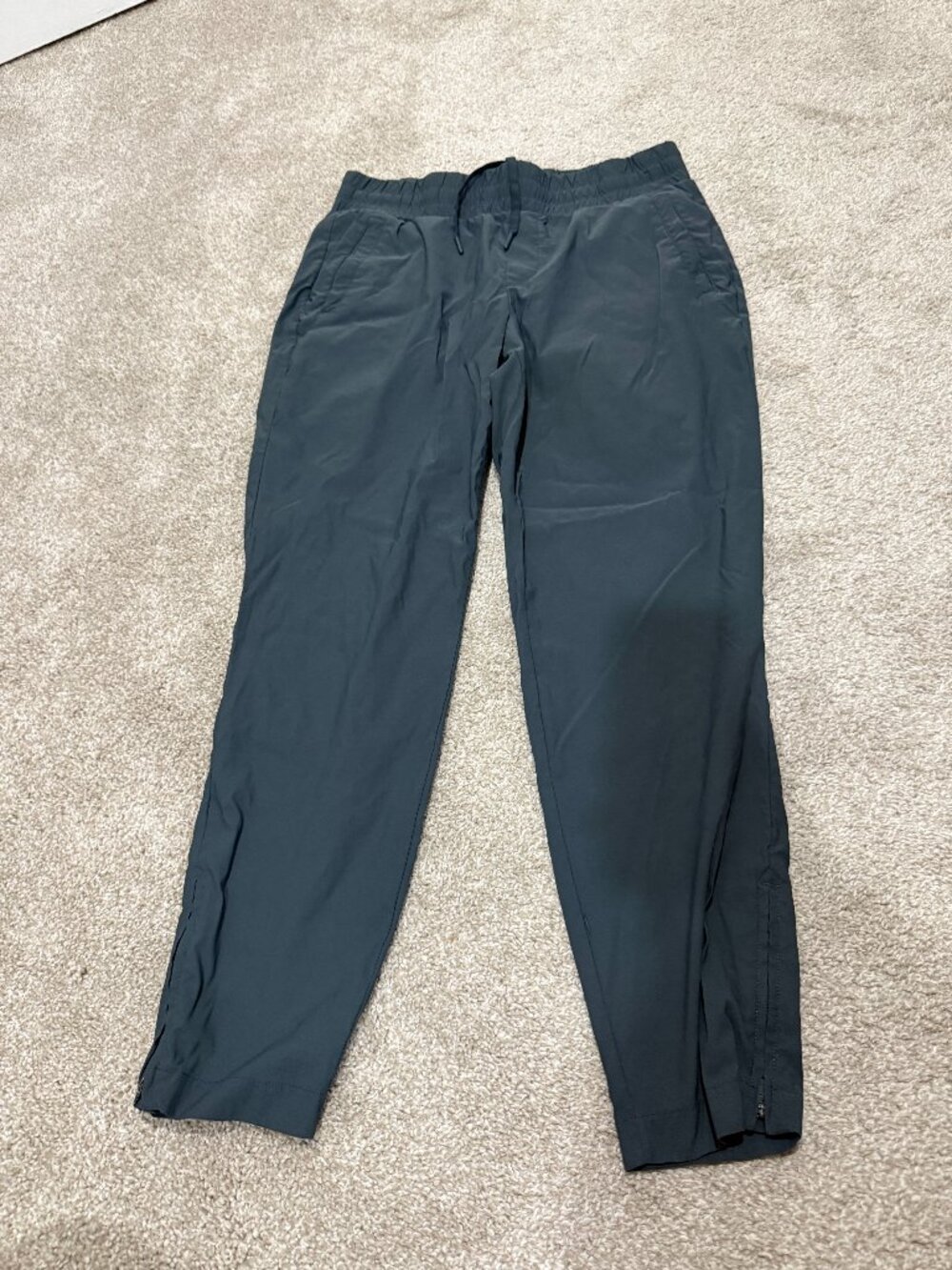 Modern Ambition Blue Teal Stretch Pants Size L